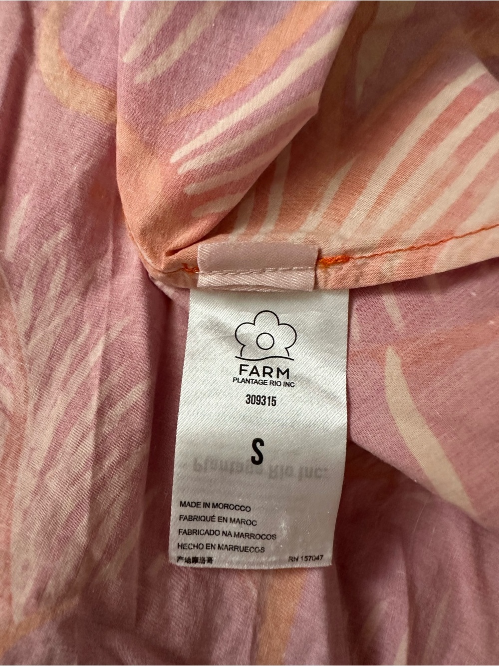 FARM RIO Summer Garden Bow Mini Dress S - Picture 11 of 13